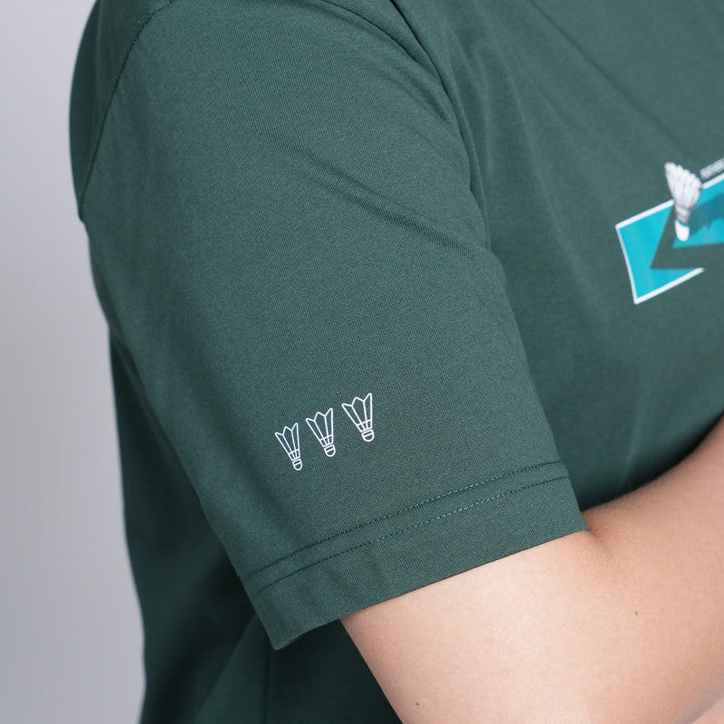 PETRONAS Shuttlehearts Phoenix Tee -Dark Green