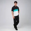 PETRONAS Premium Cotton Polo - Black/Grey