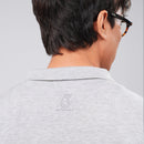 PETRONAS Men’s Diamond-Pattern Polo - Grey