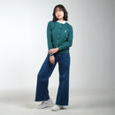 PETRONAS Crewneck Cardigan - Green