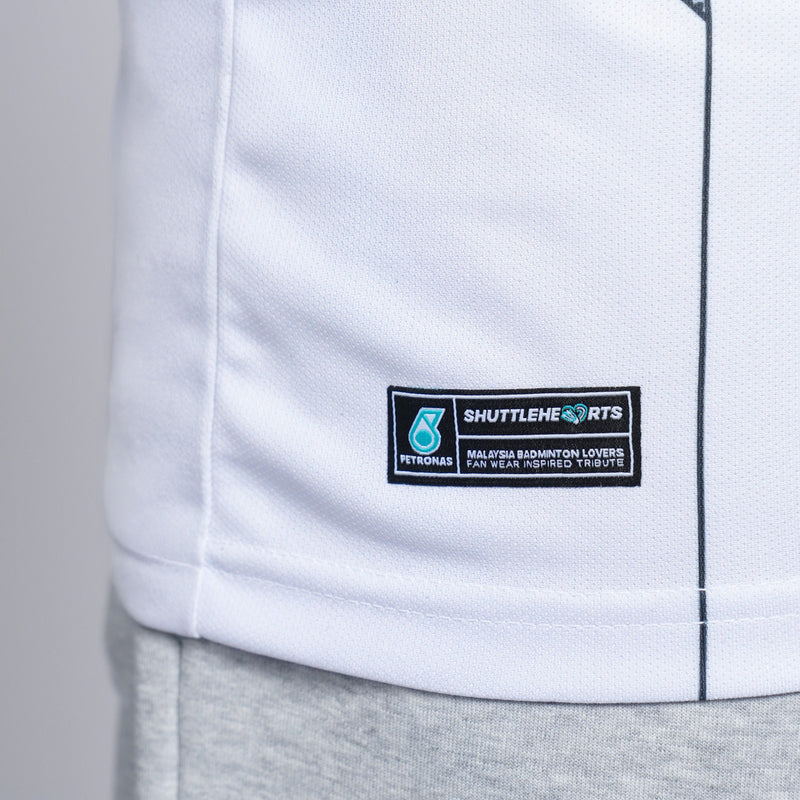 PETRONAS Shuttlehearts Champion Polo Jersey - White