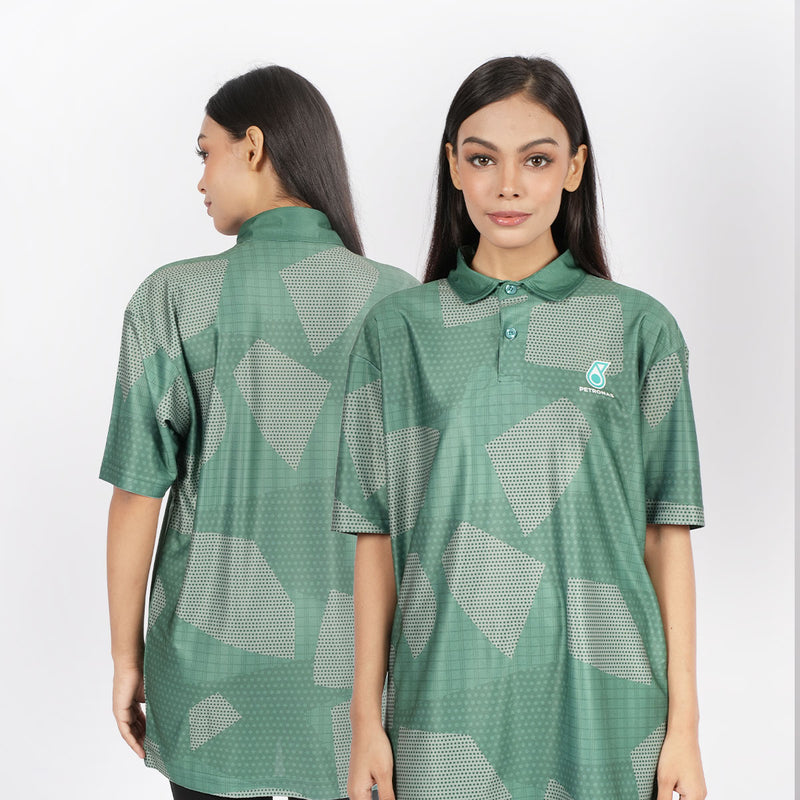 PETRONAS Polo Geometricgrove - Green