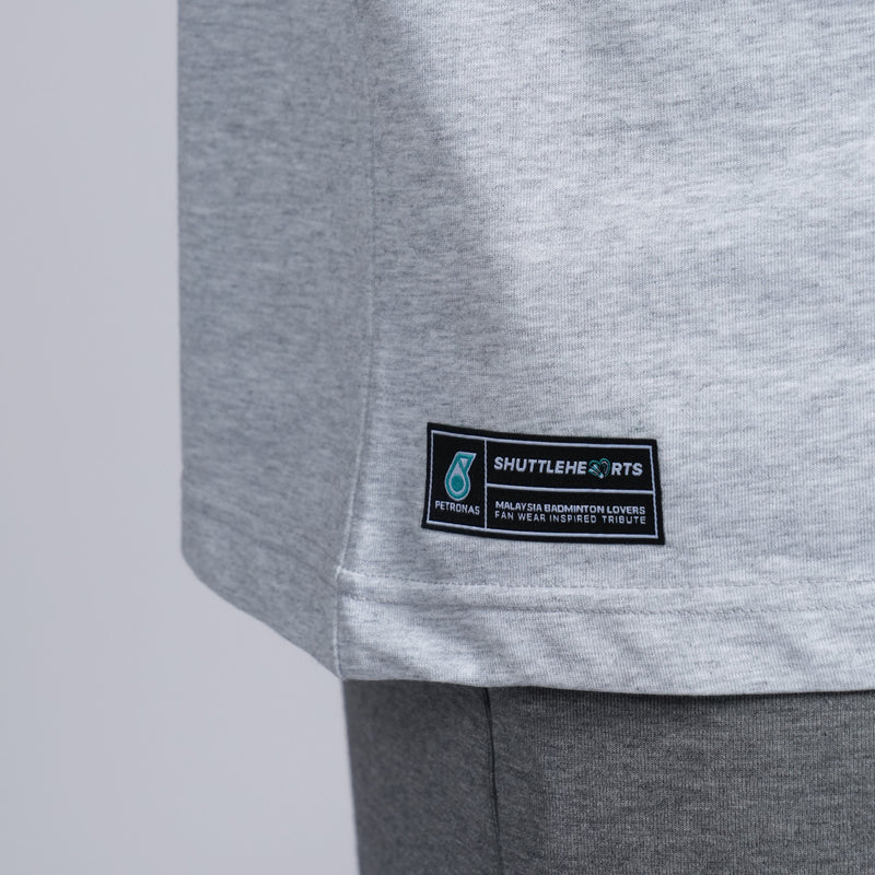 PETRONAS Shuttlehearts Phoenix Tee - Grey