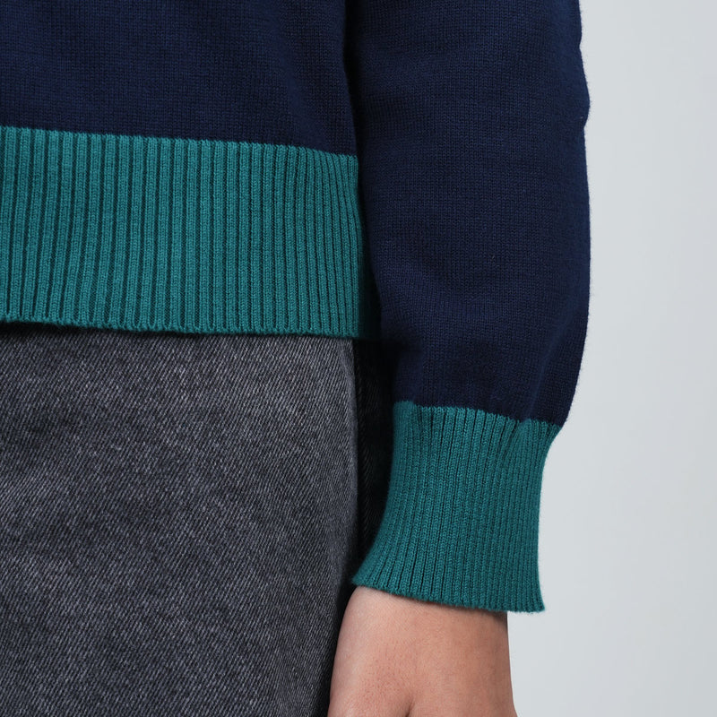 PETRONAS Women's Knit Top - Navy