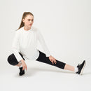 PRYSM Women Activewear Top- White - Long Sleeve