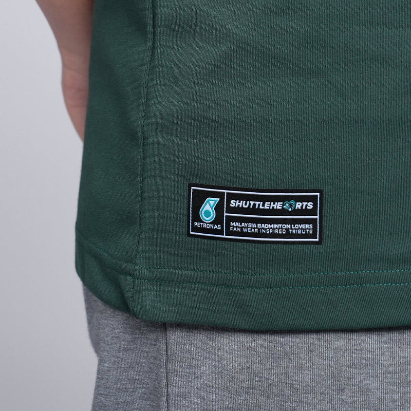 PETRONAS Shuttlehearts Phoenix Tee -Dark Green