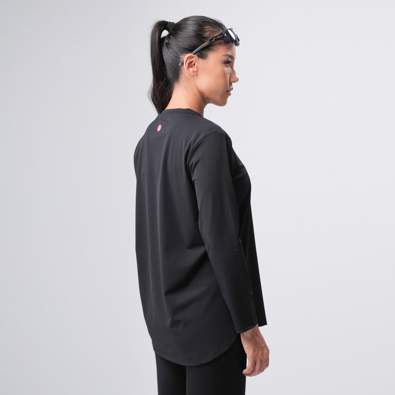 PRYSM Women Run Top- Stealth