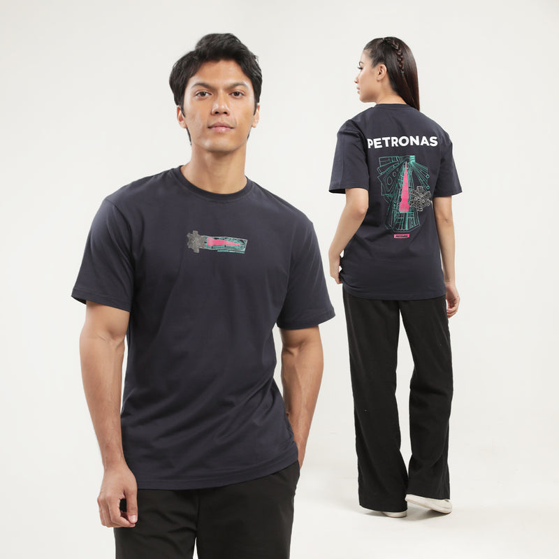 PETRONAS Fuelforge T-Shirt-Navy