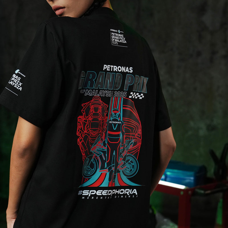 PETRONAS MotoGP 2025 Arrowline Tee - Black