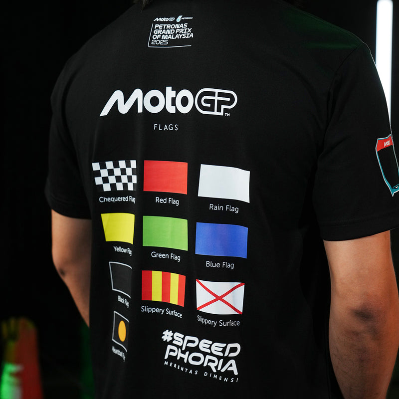 PETRONAS MotoGP 2025 Flags Tee - Black