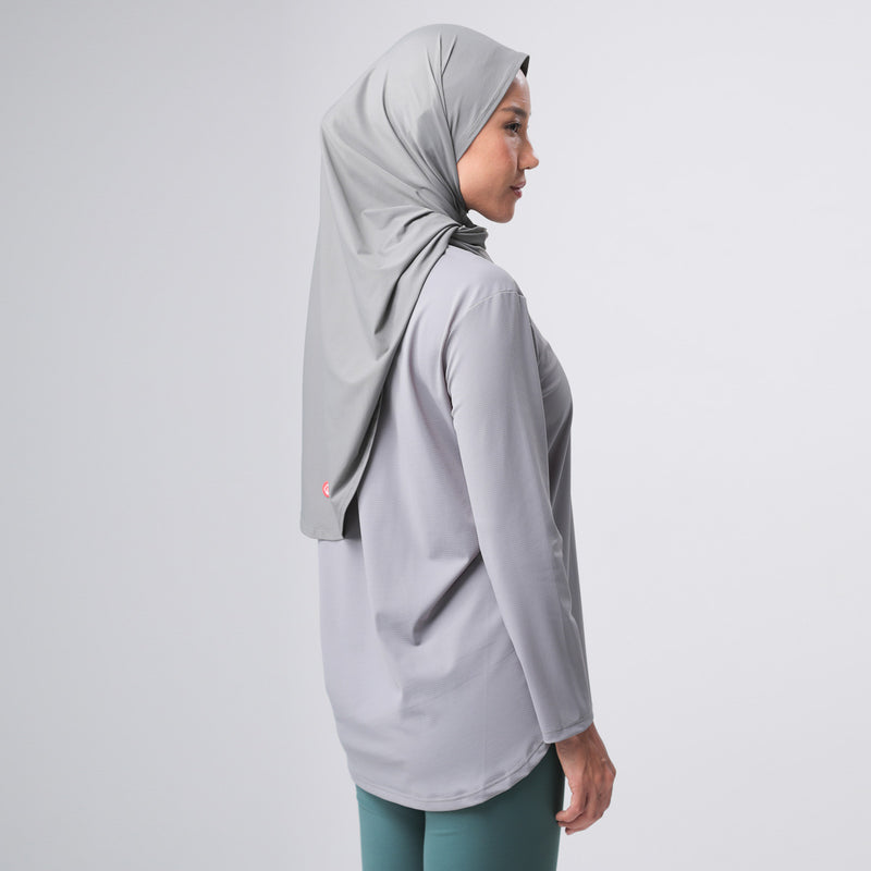 PRYSM Women Run Top- Grey