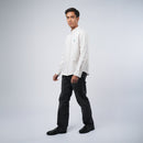 PETRONAS Daily Men's Striped Shirt - Khaki