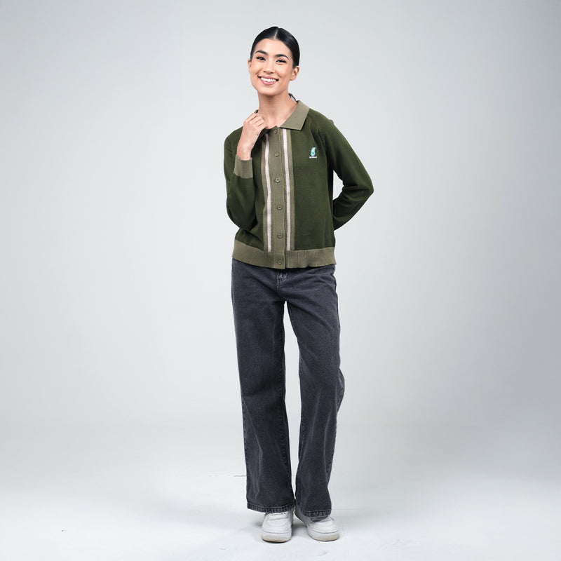PETRONAS Women's Knit Top - Olive