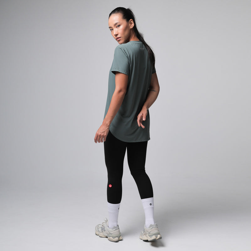 PRYSM Women Run Jersey - Midnight Green