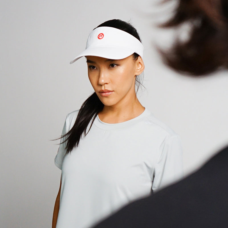 PRYSM Running Visor - Off White