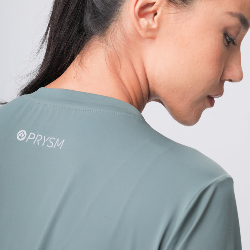 PRYSM Women Run Jersey - Midnight Green