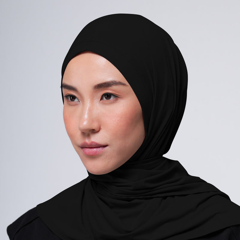 PRYSM Women Hijab - Black