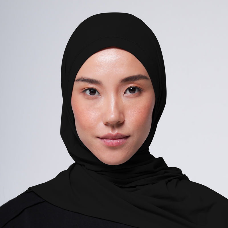 PRYSM Women Hijab - Black