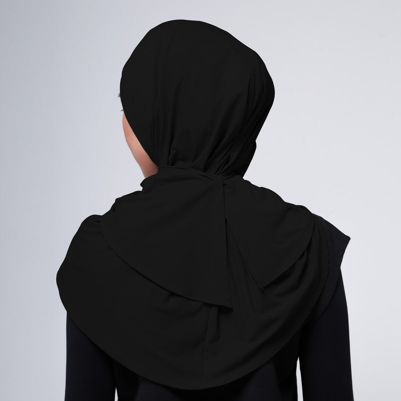 PRYSM Women Hijab - Black