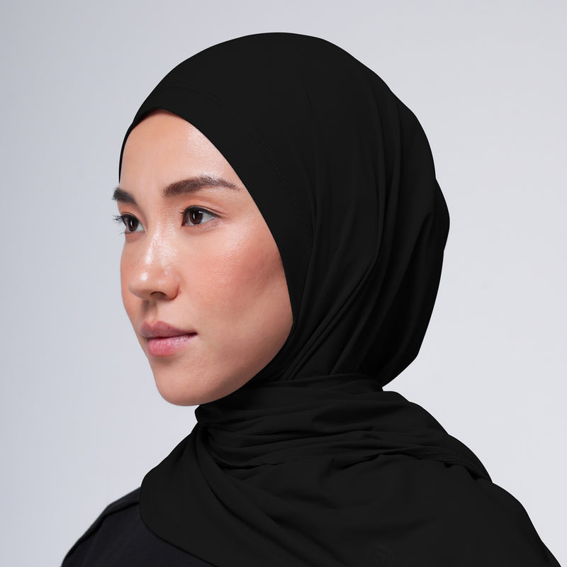 PRYSM Women Hijab - Black