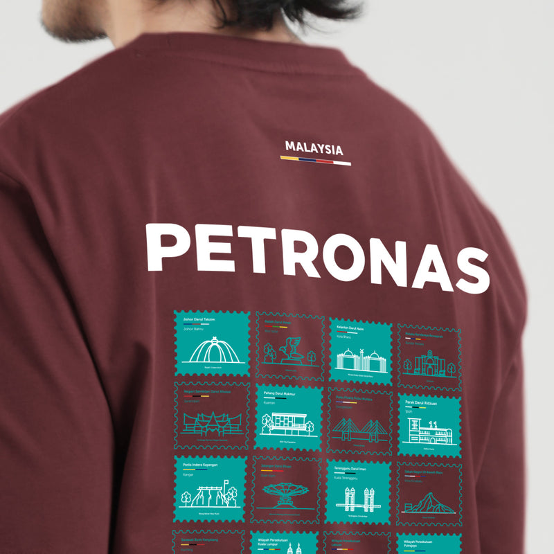 PETRONAS Malaysia Tanah Airku Tee - Maroon