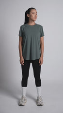 PRYSM Women Run Jersey - Midnight Green